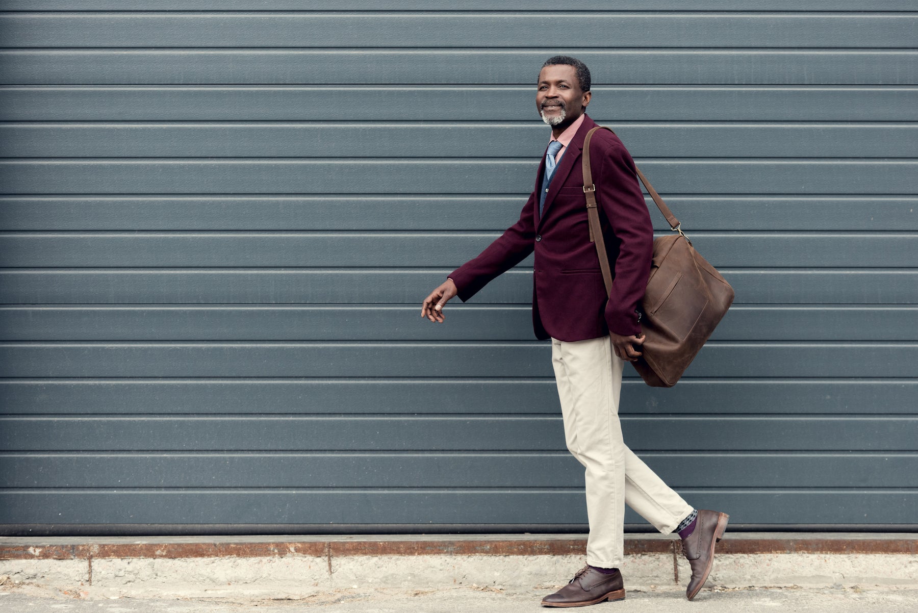 Brown Business Leather Bags For Men