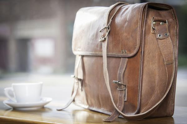 Rustic Leather Satchel