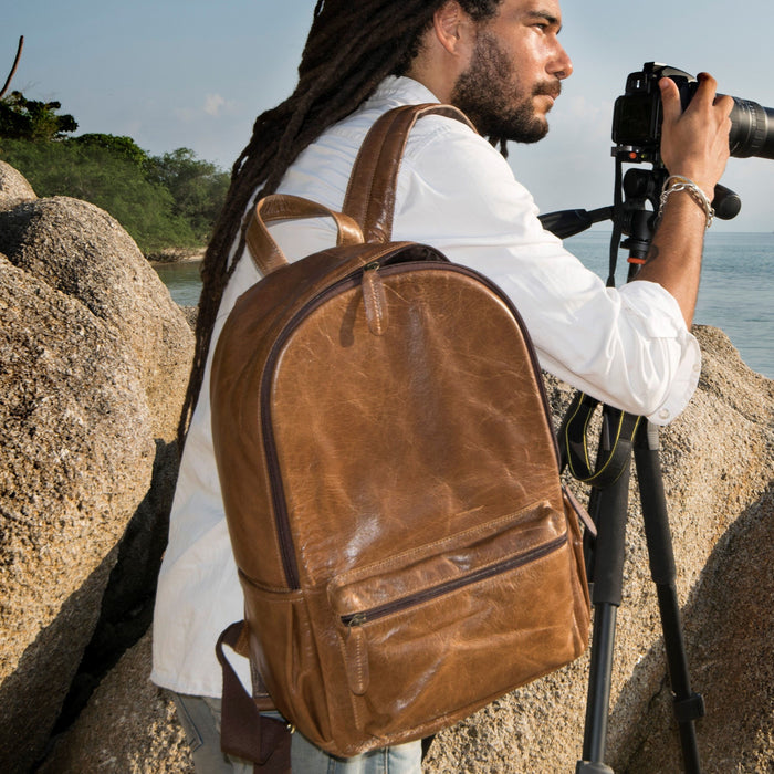 leather Dslr camera bag