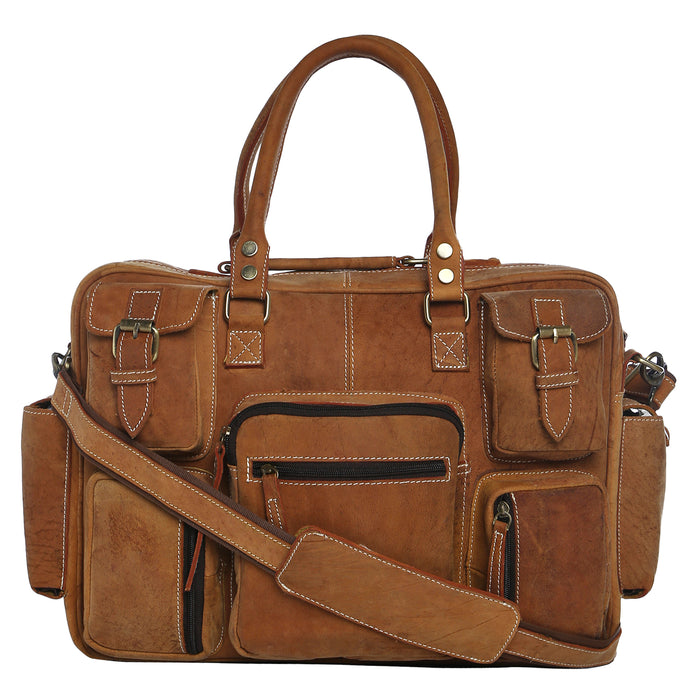 Thick Leather Briefcase