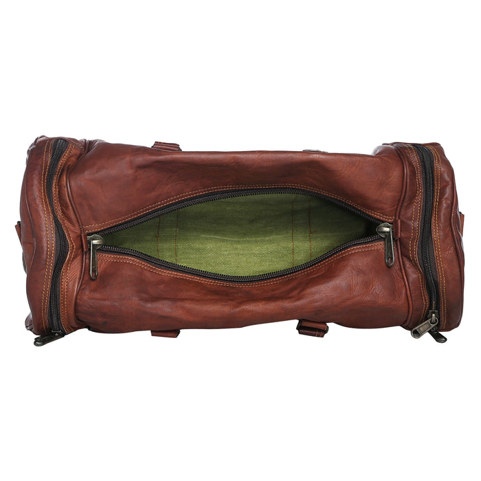 Leather Duffel mens