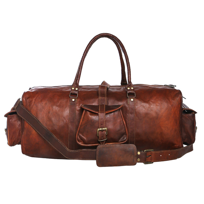 Leather Duffel for Mens