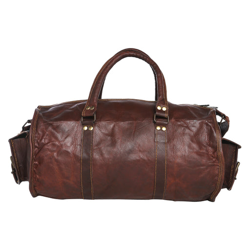 Triangular Leather Duffel