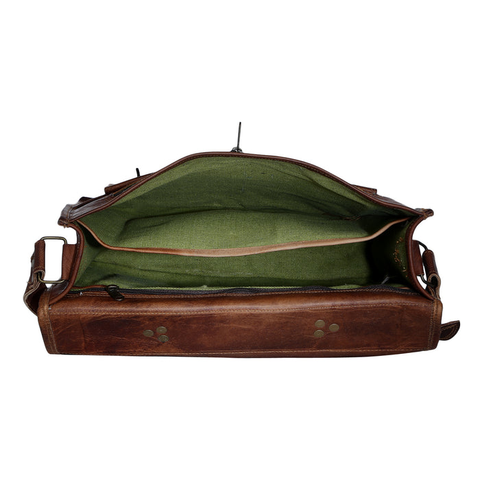 Spacious leather bags online