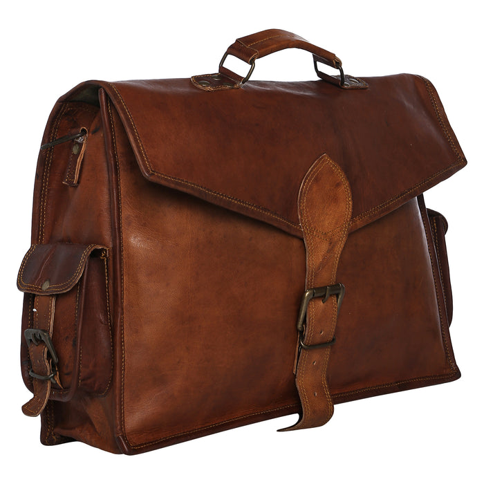 leather mens satchel bag