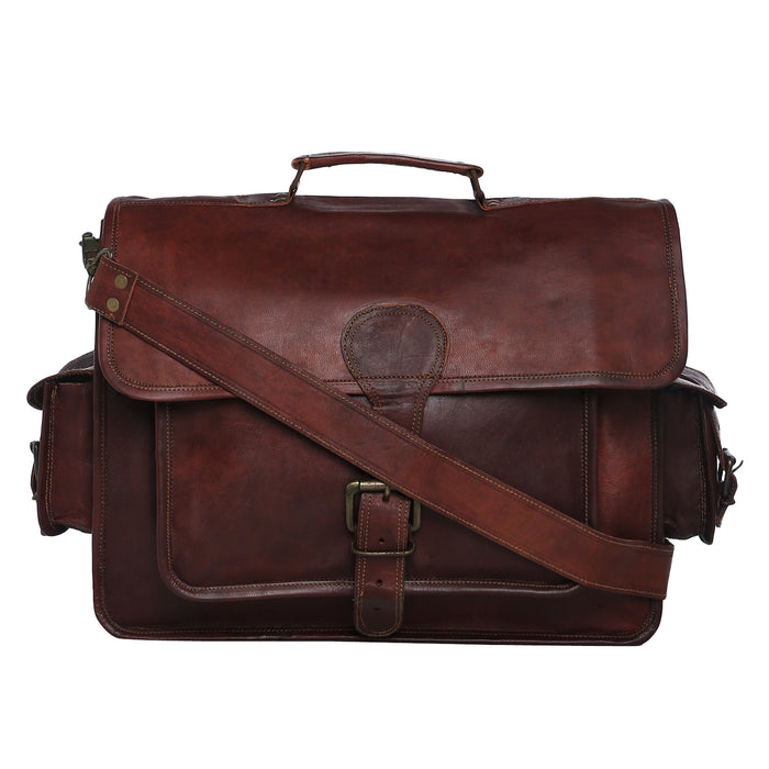 leather lawyer briefcase