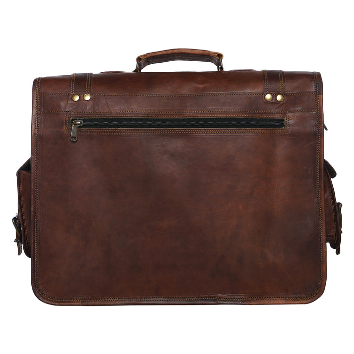 large leather laptop bag