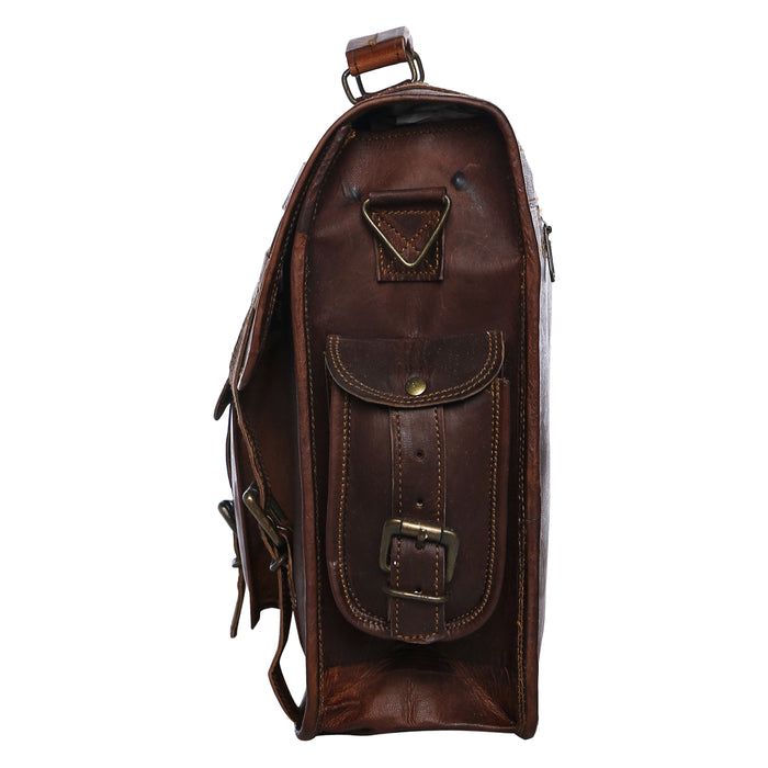 large leather laptop bag