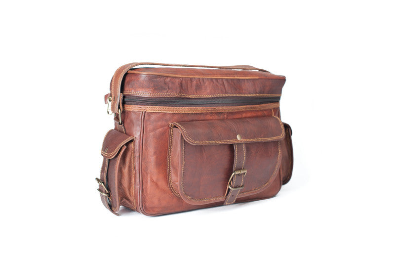 Leather Nikon Camera Bag