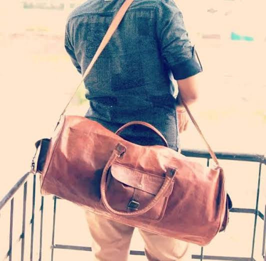 Crossbody Leather Duffel