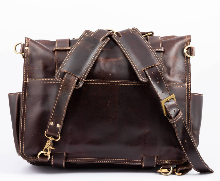 Saddle Leather Briefcases for Men