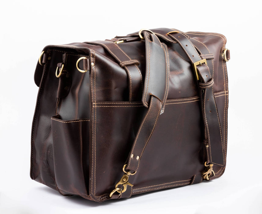 Saddle Leather Briefcases for Men