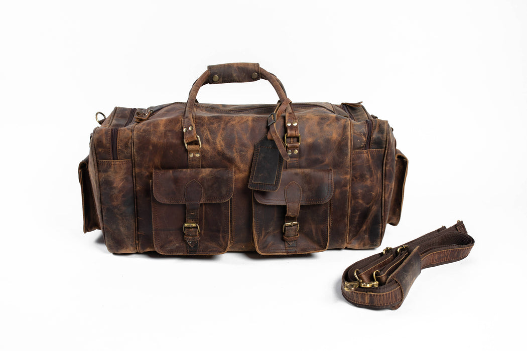Binson Leather Duffel For Men
