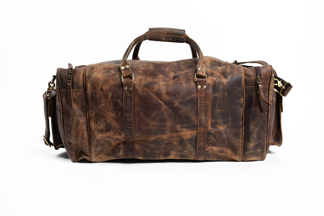 Buffalo Leather Duffel Bag