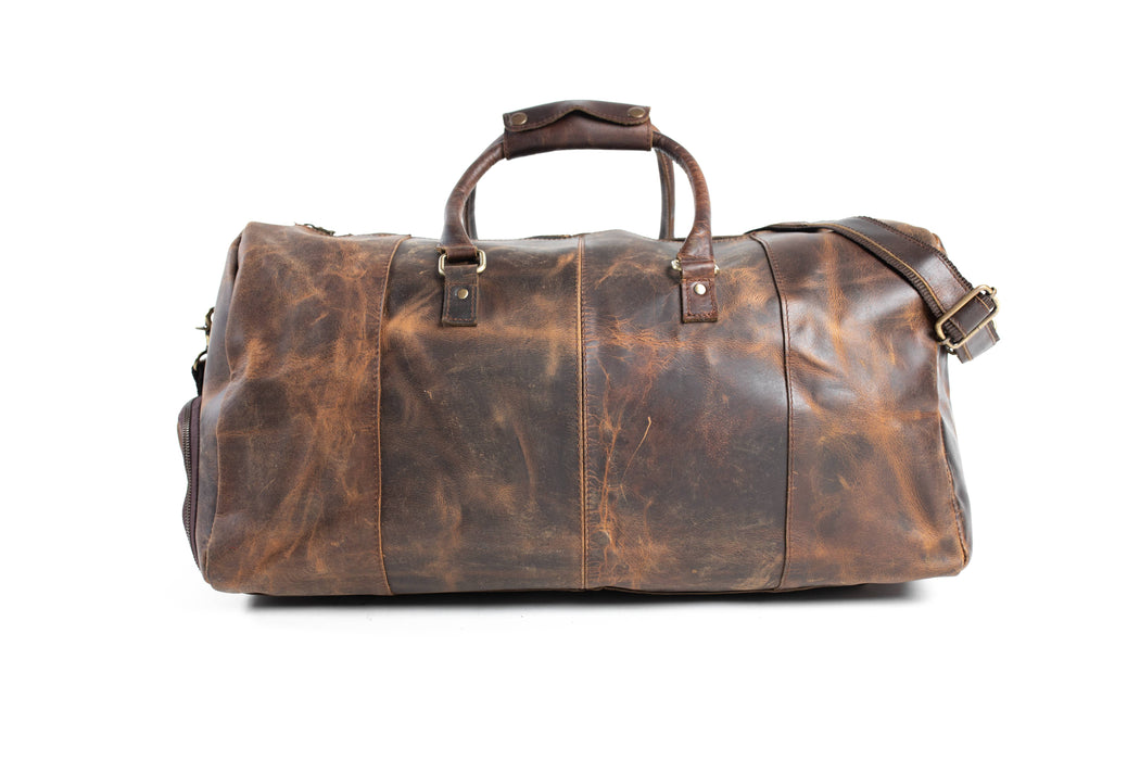 Genuine Leather Duffel Bag For men
