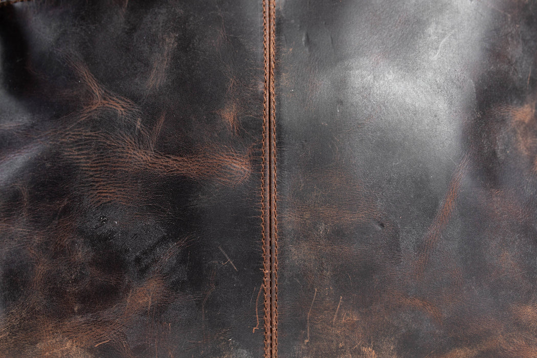 Dark Brown Leather Briefcase
