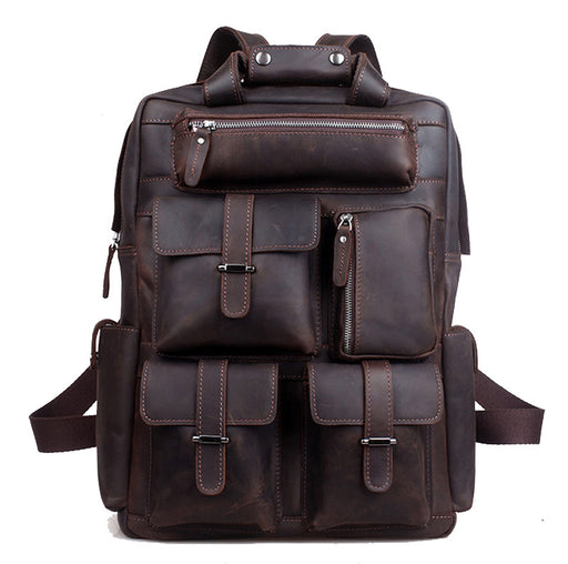 Leather Backpack Crazy Horse