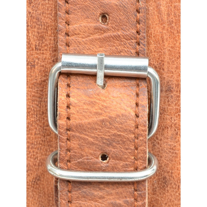 handmade leather rucksack