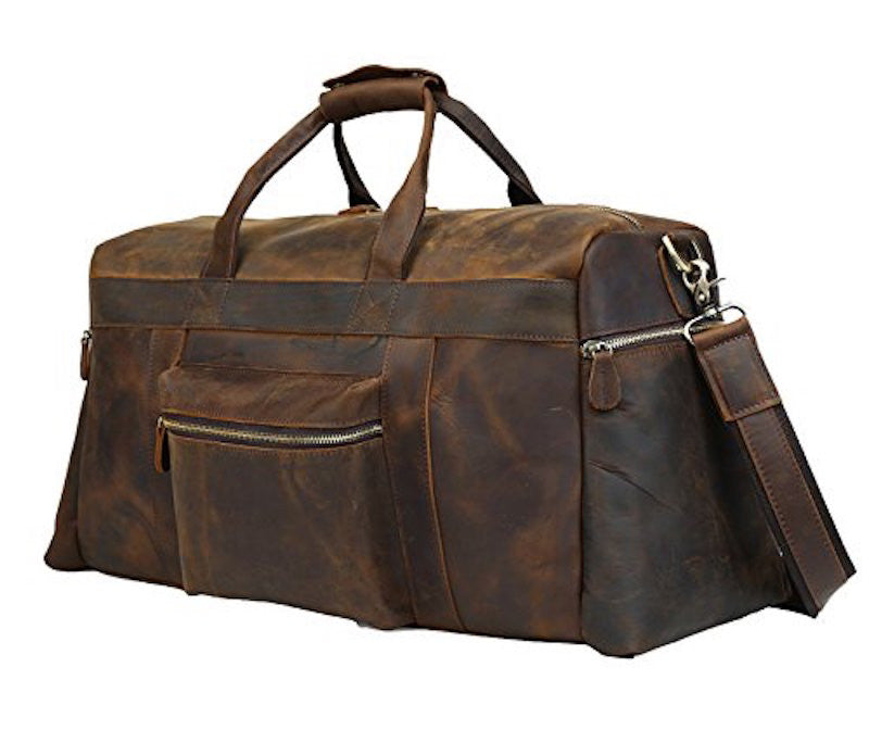 Rustic Leather Travel Bag