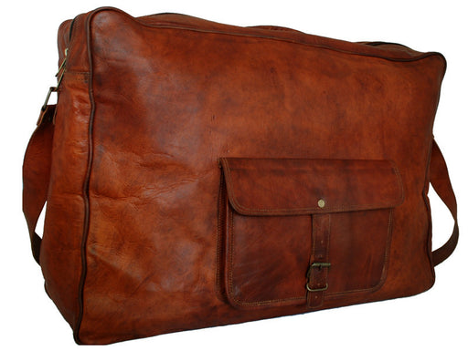 old leather suitcase