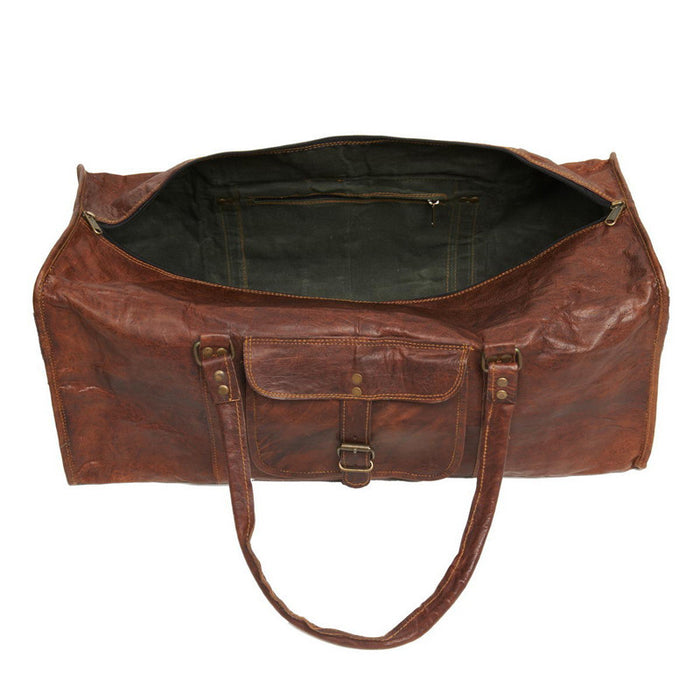 leather weekender bags