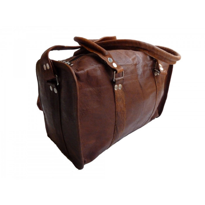 vintage leather duffel bags