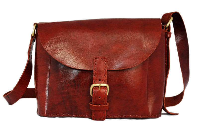 handcrafted leather purse