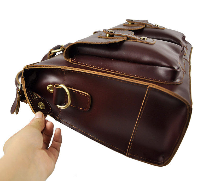 Leather handbags cum briefcases womens