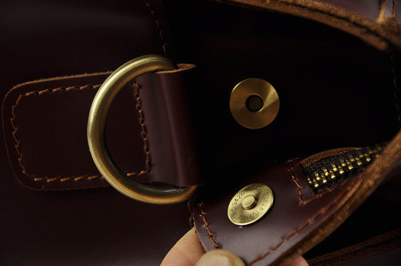 Leather womens briefcase canada