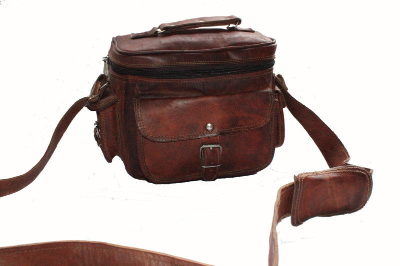 Genuine leather Camera bag