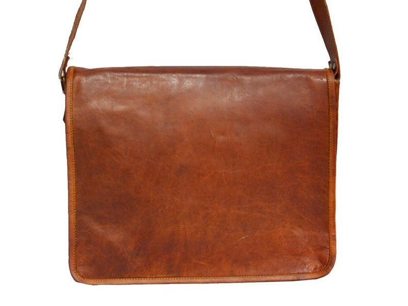 Small Retro Leather Messenger