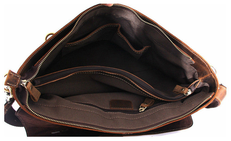 large leather briefcase