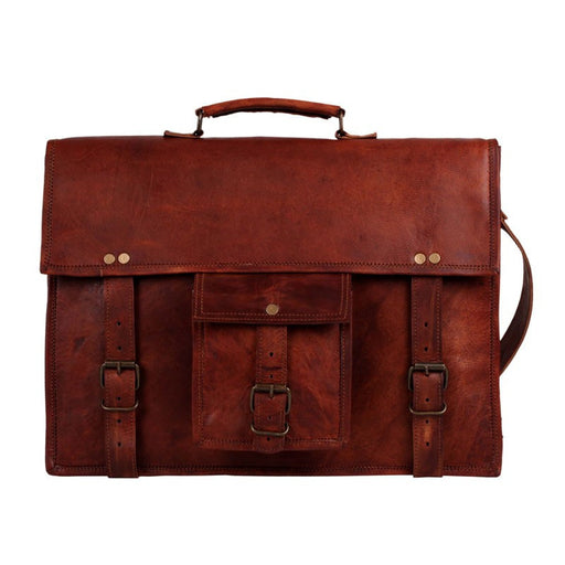 leather computer briefcase