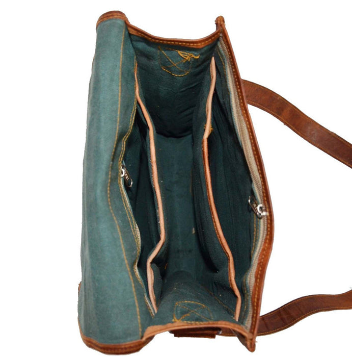 vintage leather satchels