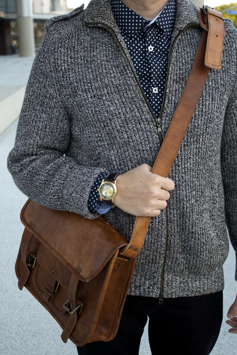 Small Leather Briefcase