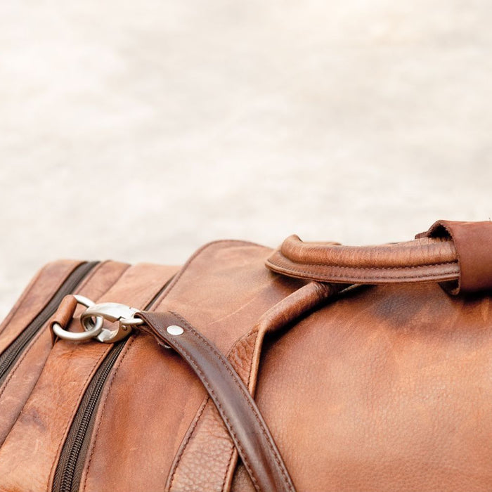 Leather Weekend Travel Bags For Men