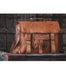 Genuine Leather Briefcase Brown