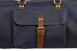 blue color leather bags