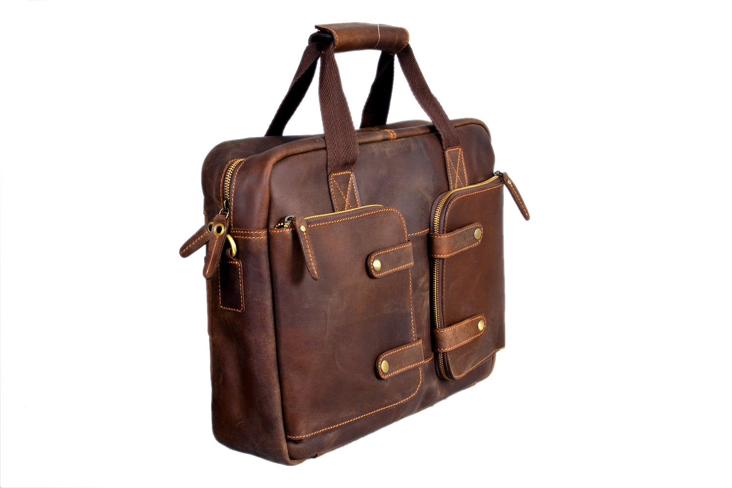 Brown Leather Messenger Bags For Men — High On Leather