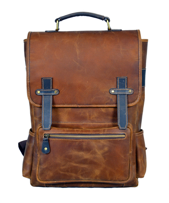 leather backpack for men
