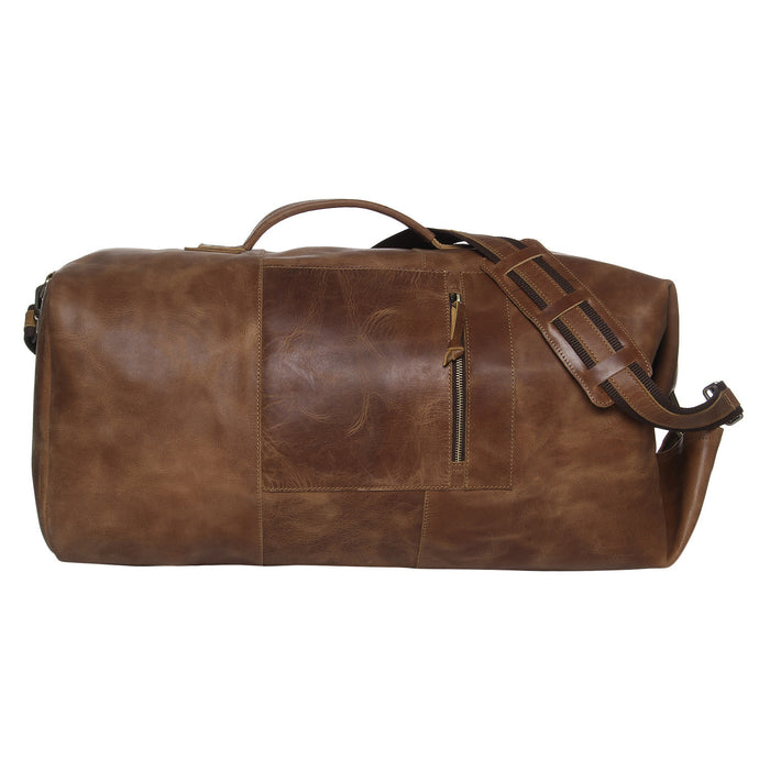 Leather Duffel for Army Men