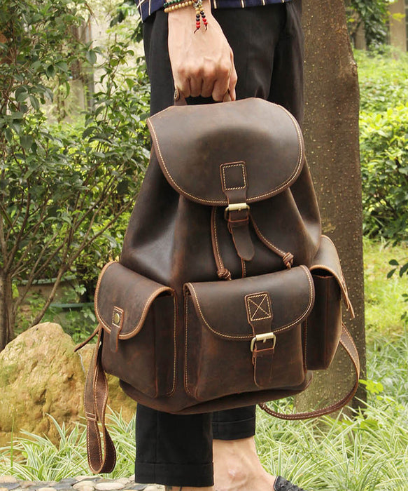 creeper Leather Backpack Purse for Women and Girls with Sling Bags - Brown  : Amazon.in: Fashion