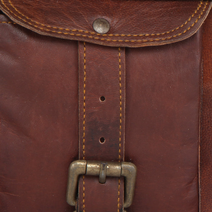 Light brown briefcase