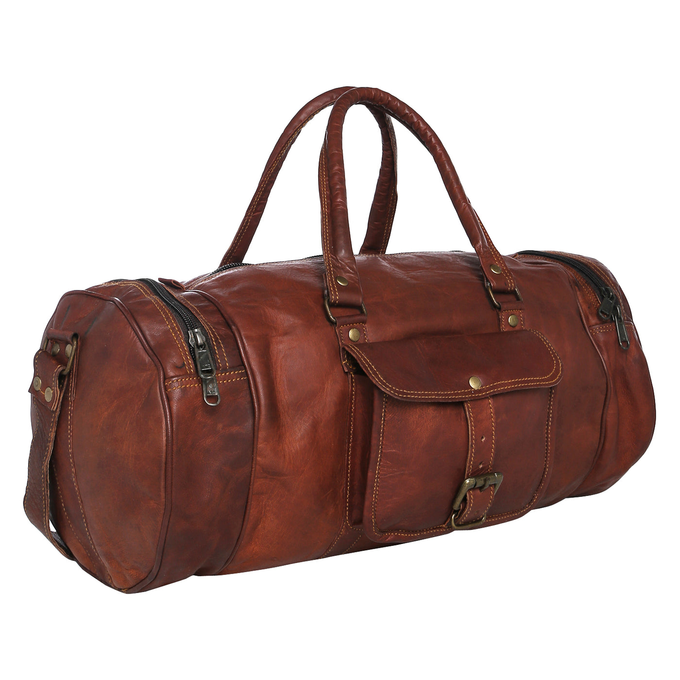 Leather Sports Duffel Bag — High On Leather