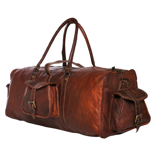 Leather Duffel for Mens