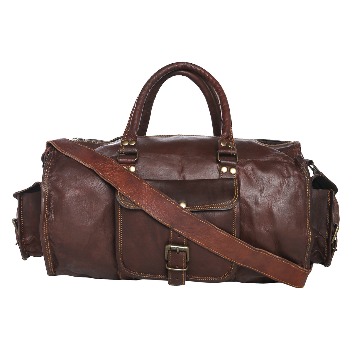 Women's Leather Duffle — High On Leather