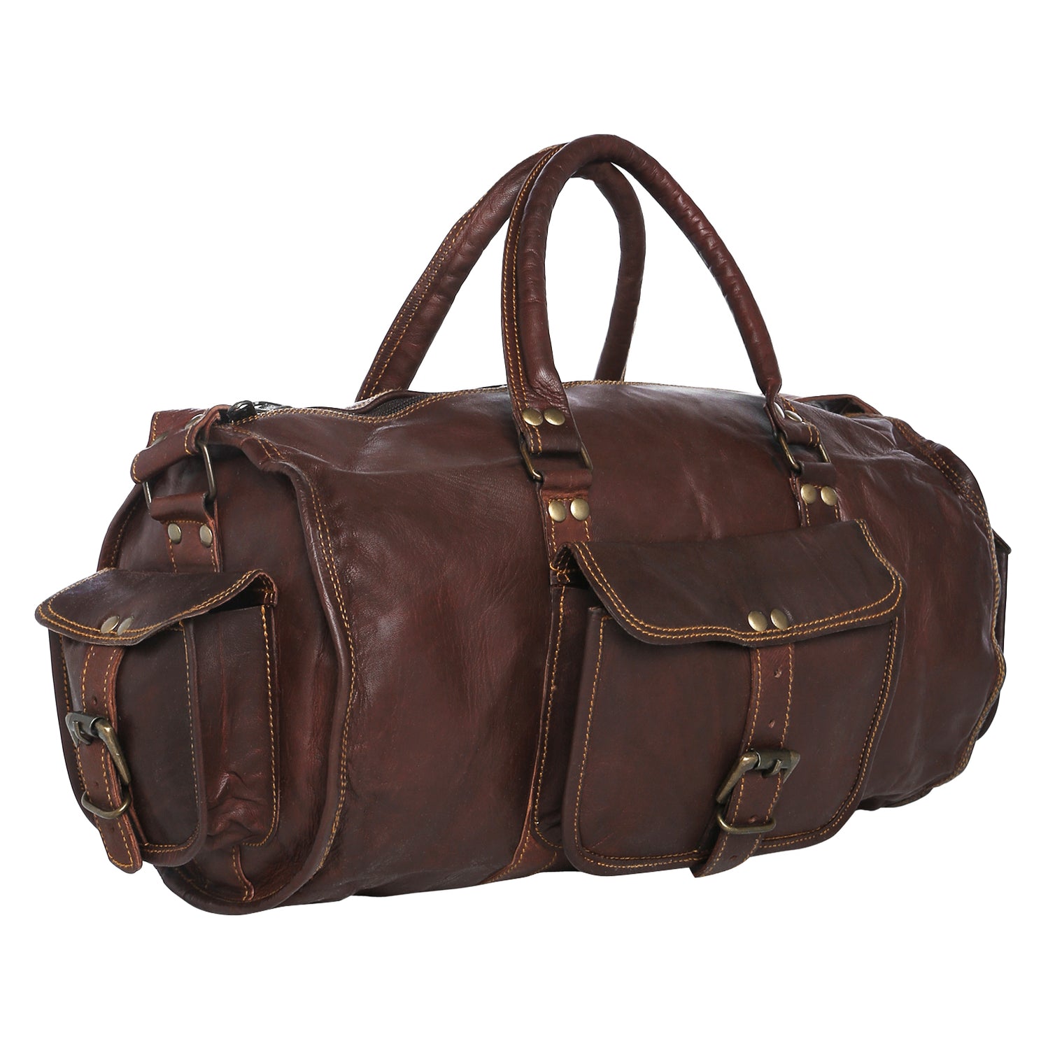Women's Leather Duffle — High On Leather
