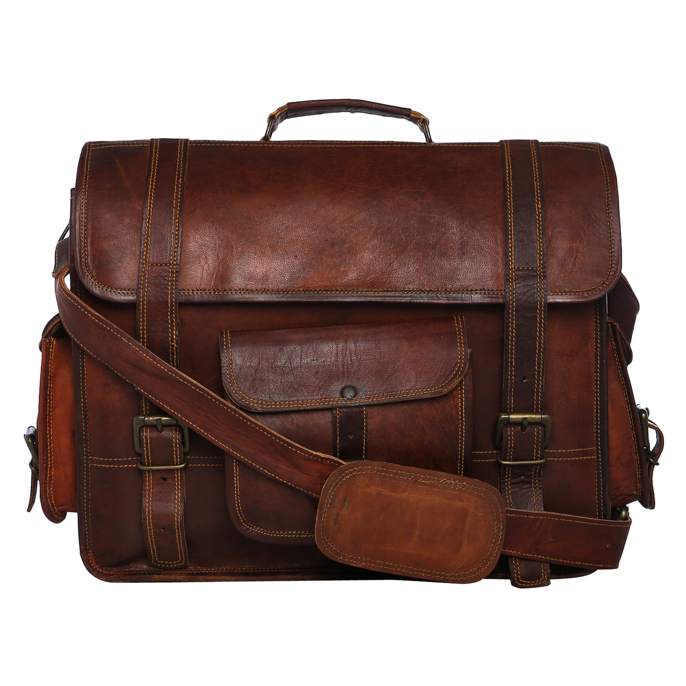 Leather Computer Briefcase Florida — High On Leather