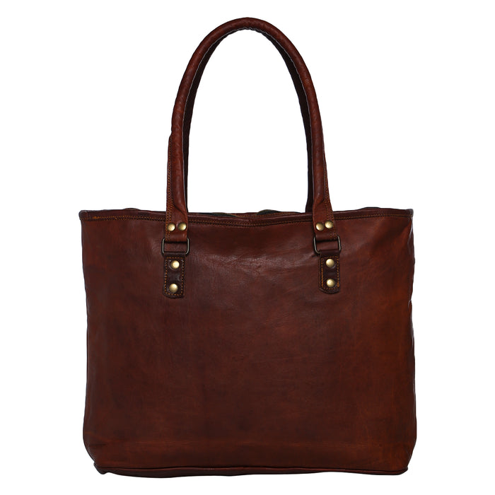 women's leather tote