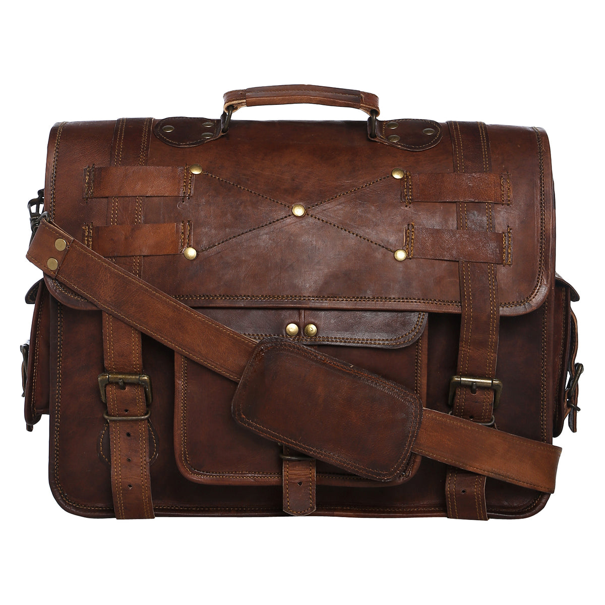 Large Leather Briefcase 17